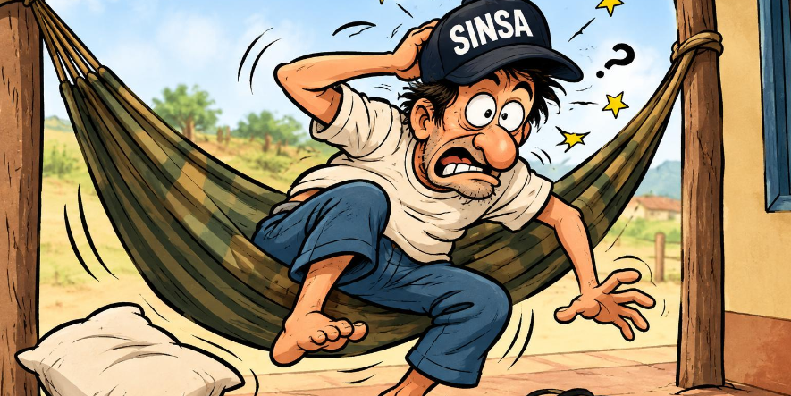 SINSA ACORDA DESORIENTADO